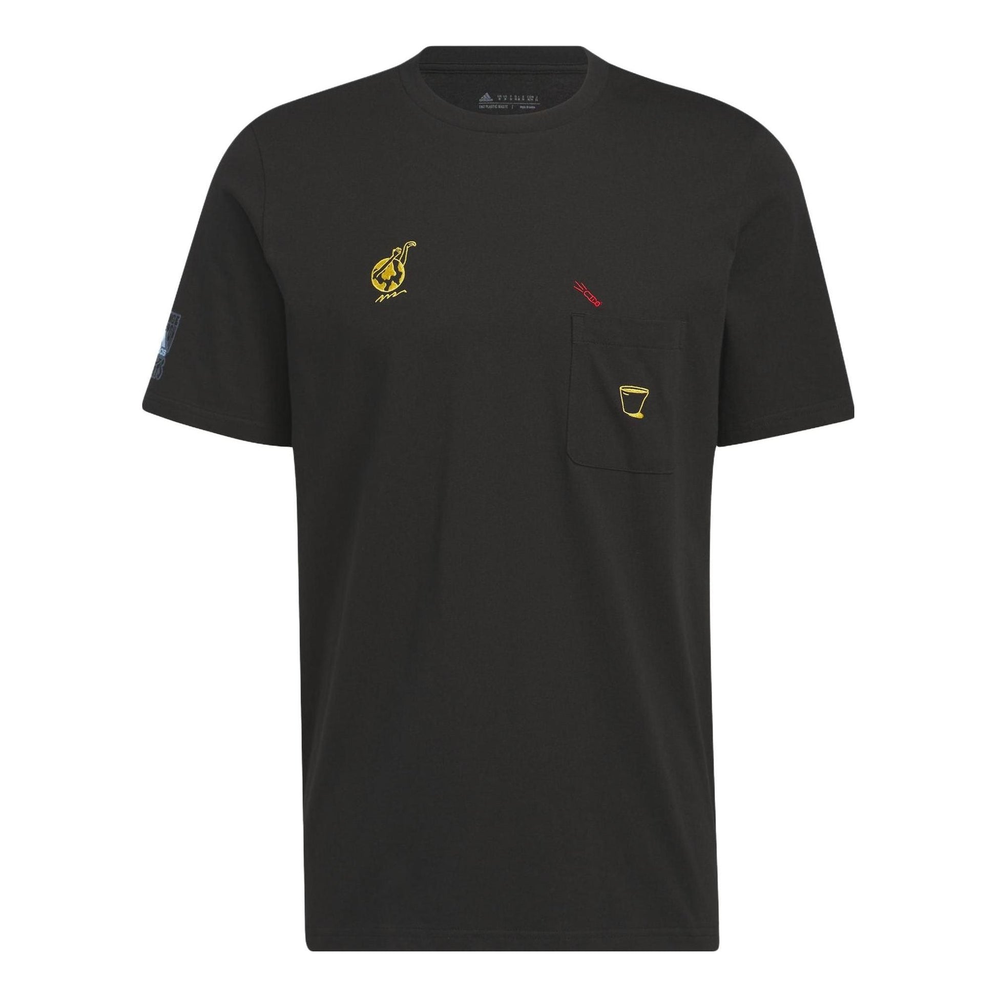 adidas Change Through Sports Graphic Pocket T-Shirt 'Black' IC1669