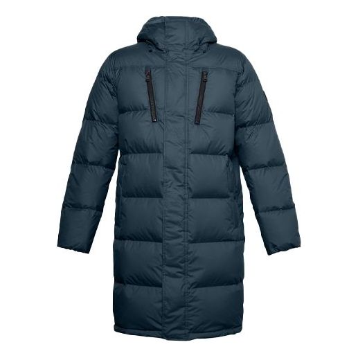 Under Armour Sportstyle Graphic Bench Down Jacket 'Navy' 1355855-467