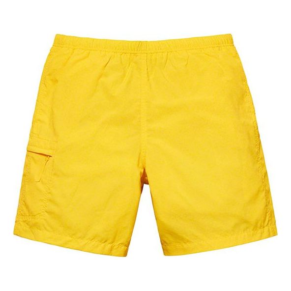Supreme SS19 Nylon Trail Short Casual Shorts Yellow SUP-SS19-10367