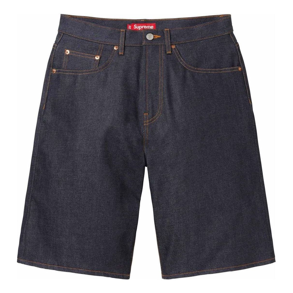 Supreme Rigid Baggy Selvedge Denim Short 'Navy' SUP-SS24-137