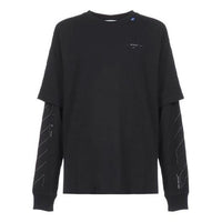Off-White Arrow Printing Long Sleeves Version Black OMAB022E191850031091