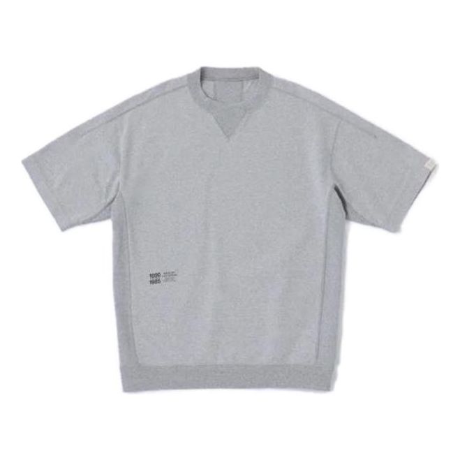 New Balance 1000 Short Sleeve T-Shirt Regular Fit Asia Sizing 'Heather Grey' AMT35027-HGR