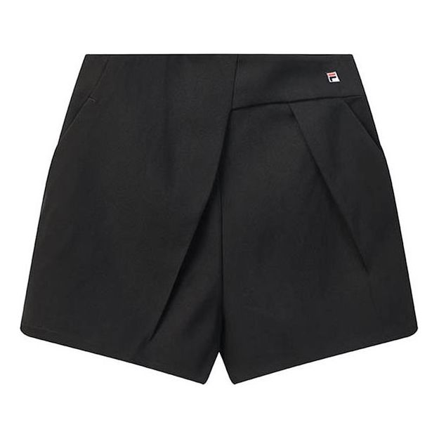 (WMNS) FILA Woven Casual Black Sports Pants/Trousers/Joggers F11W028828F-BK