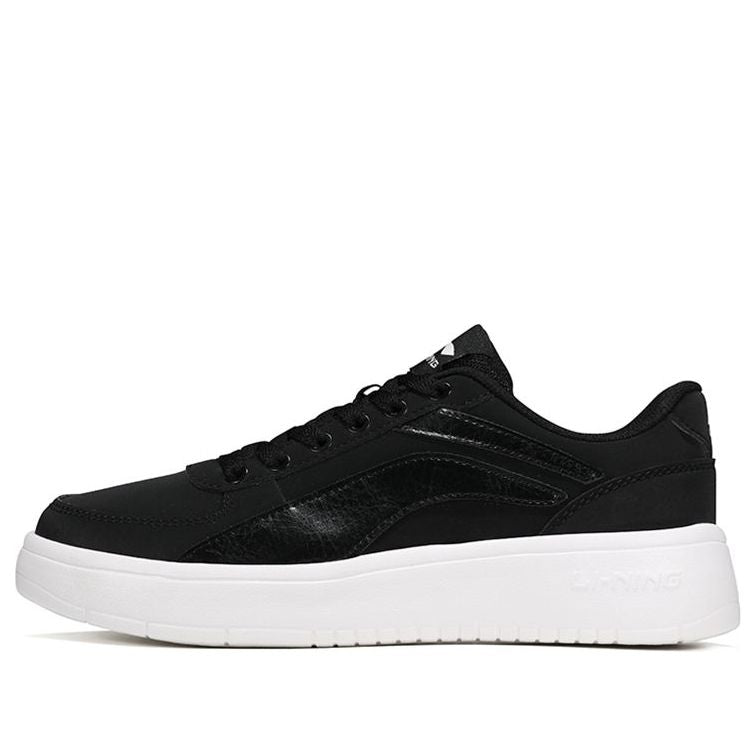 (WMNS) Li-Ning Classic Skateboarding 'Black White' AGCR470-3