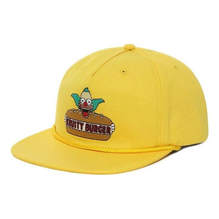 Vans x The Simpsons Krusty Burger Snapback 'Yellow' VN0A4TQEZW3