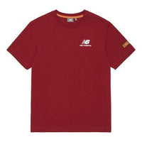 New Balance Logo Round Neck Short Sleeve Red NEA34013-BUR