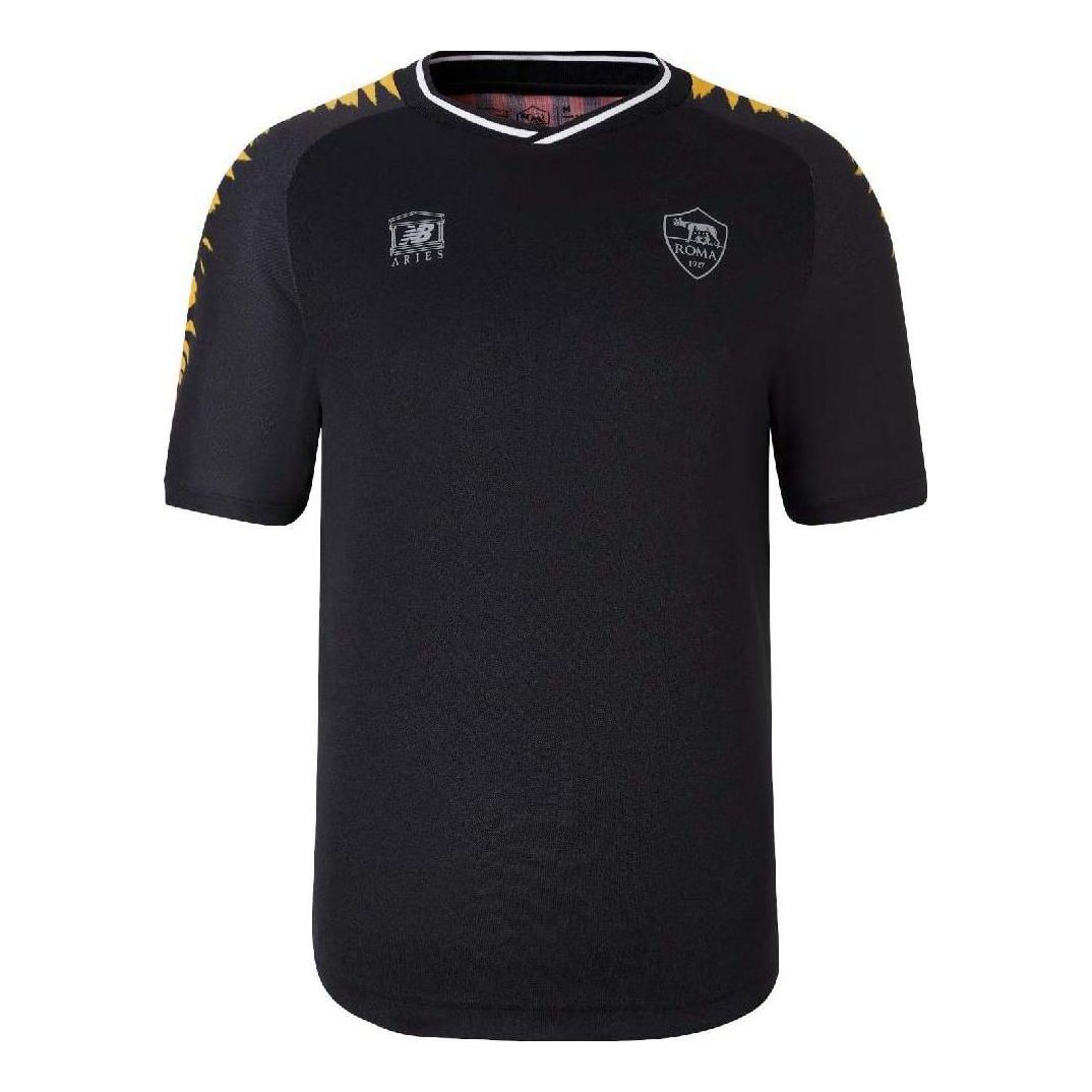 New Balance x Aries AS Roma Pre-Game Jersey Asia Sizing 'Black' MT239939-HME