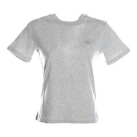 McQ Alexander McQueen Embroidered Round Neck Pullover Short Sleeve light grey 473705-RMT76-1207