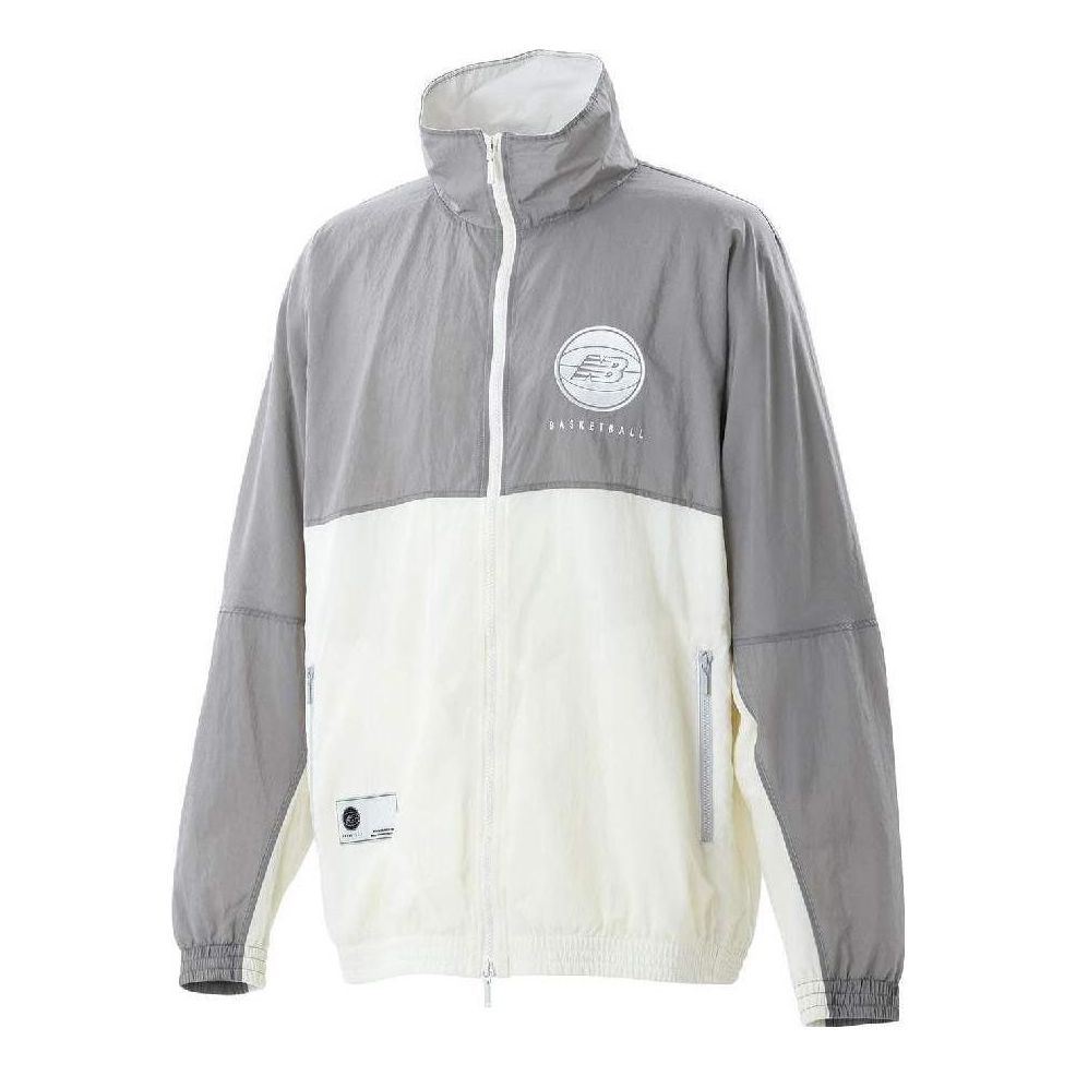 New Balance Basketball Wear Wind Jacket Asia Sizing 'Grey' AMJ25121-GR