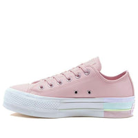 (WMNS) Converse Intergalactic Fade Chuck Taylor All Star Platform Low Top Thick Sole Pink White Sneakers 'Pink Blue' 566250C