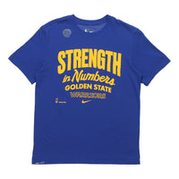Nike Golden State Warriors Mantra Dri-FIT NBA Short Sleeve Blue CK8806-495
