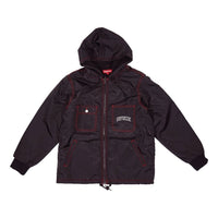 Supreme FW18 Sherpa Lined Nylon Zip Up Jacket Black SUP-FW18-501