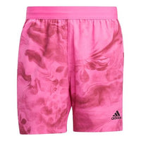 adidas Unite Flo Short Flowers Printing Loose Sports Shorts Pink GL0453