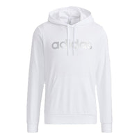 adidas neo M Ce Logo Hdy Casual Breathable Sports hooded Pullover White H14186