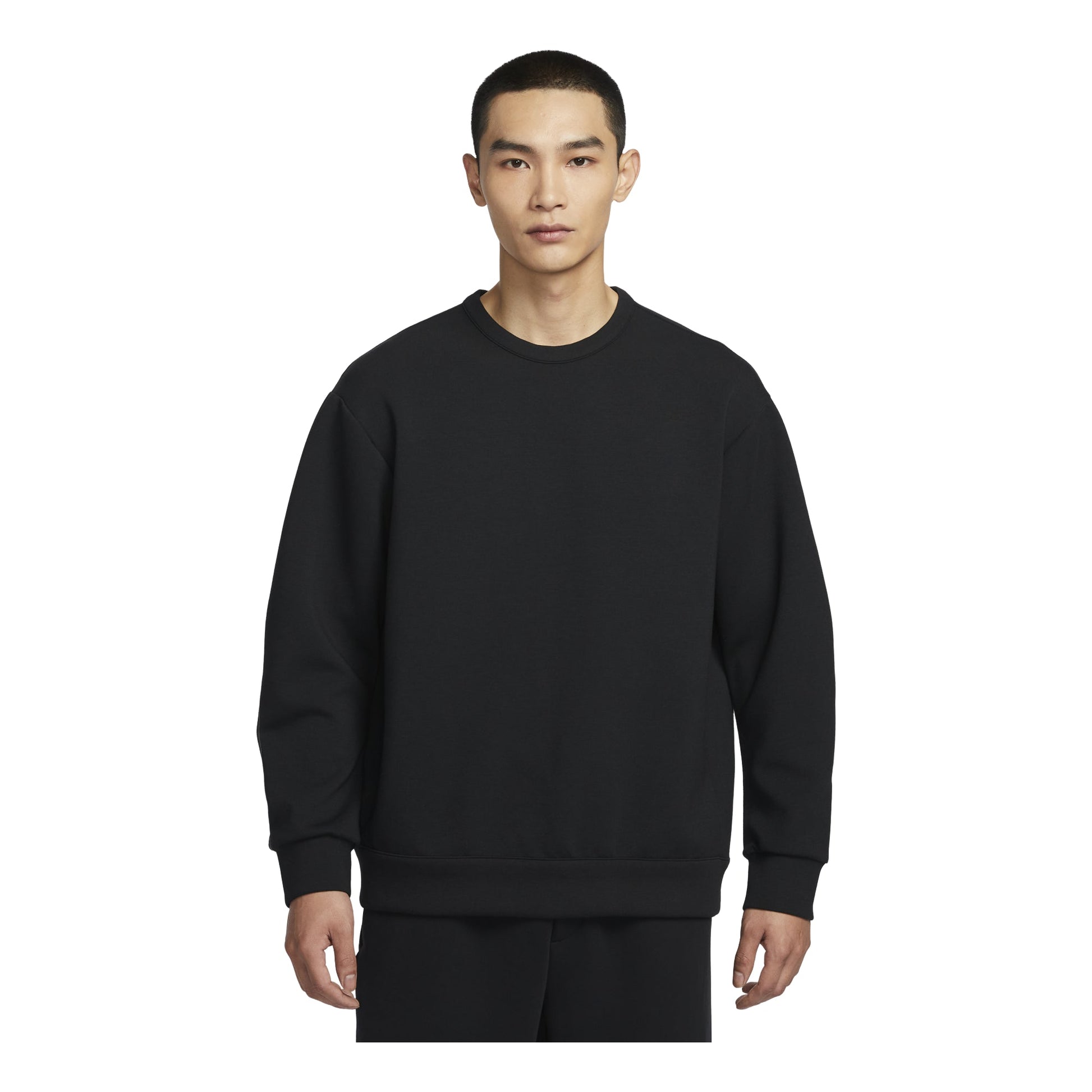 Nike 24.7 Impossiblysoft Dri-FIT Crew Asia Sizing 'Black' HQ6965-010