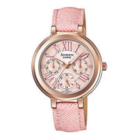 CASIO SHEEN Series waterproof Business Pink Analog SHE-3034GL-4A