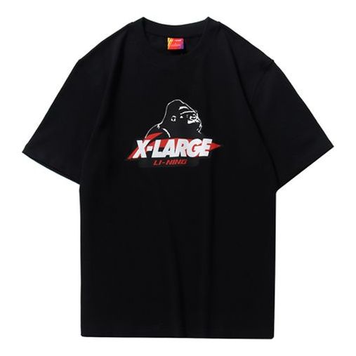 Li-Ning x XLARGE Crossover Printing Short Sleeve Black AHSN951-2