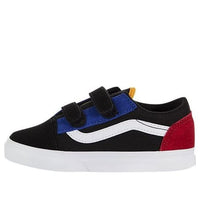 Vans Old Skool V Toddler 'Color Block - Black True White' VN0A38JNVIG