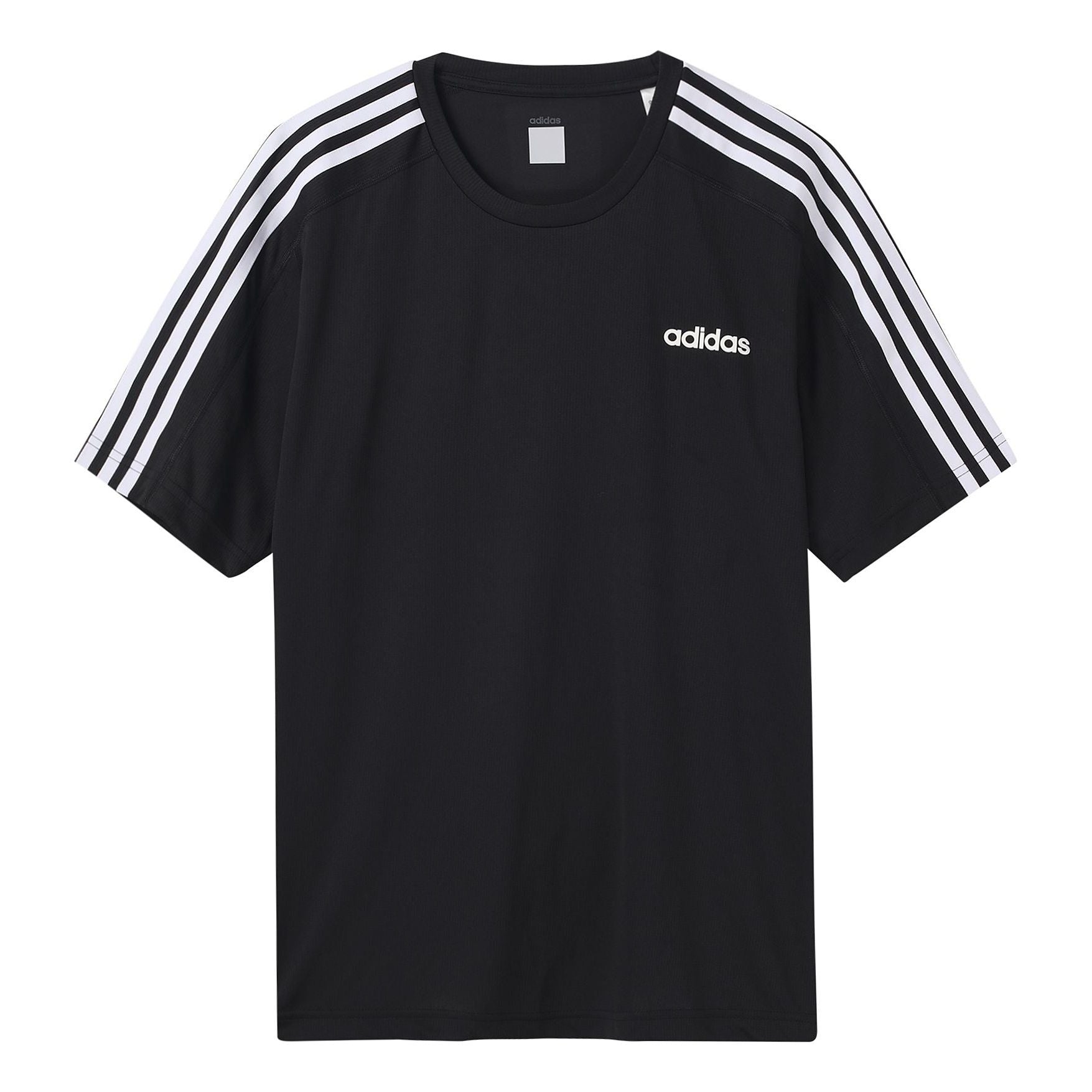 adidas D2M Tee Athleisure Casual Sports Short Sleeve Black DT3043