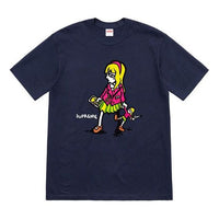 Supreme SS19 Suzie Switchblade Tee Navy Small Short Sleeve Unisex Navy Blue SUP-SS19-724