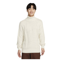 Nike Cable Knit Turtleneck Sweaters 'Beige' FB7771-072
