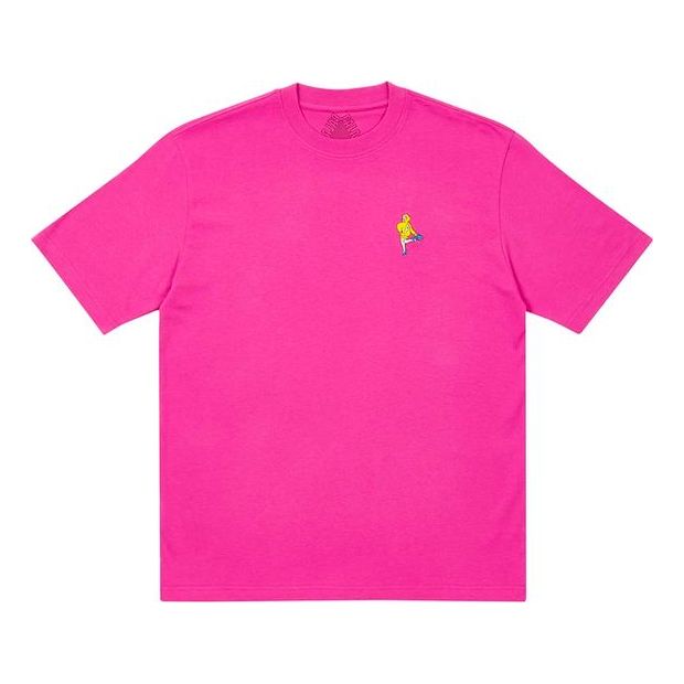 PALACE Handbag Pink Micro Mark Round Neck Short Sleeve Unisex P20TS019