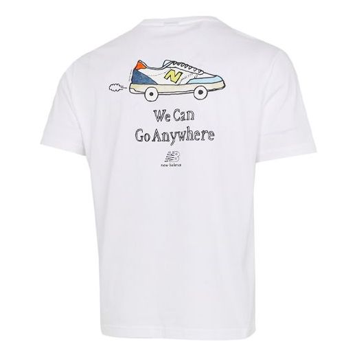 New Balance We Can Go Anywhere Tee Asia Sizing 'White' AMT12342-WT
