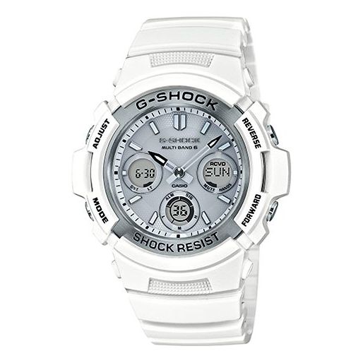 CASIO G-Shock Analog-Digital 'White' AWG-M100SMW-7A
