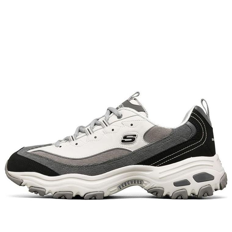 Skechers D'Lites 1.0 Low-Top Running Shoes Black/Grey 237153-BKGY