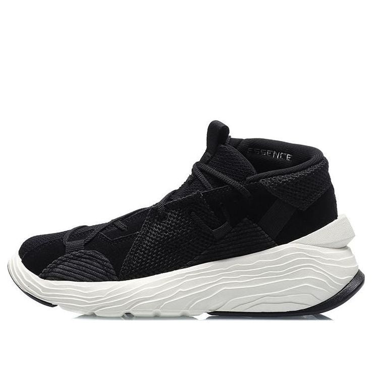 (WMNS) Li-Ning Kung Fu Winterized Sports Shoes 'Black White' AGBQ084-1