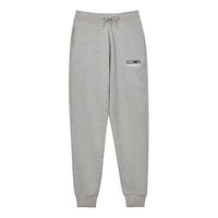 New Balance Logo Print Sweatpants Asia Sizing 'Grey Black' MP03905-AG