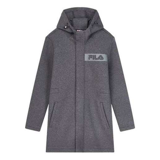 FILA MENS White Line Fashion Sport Knit Hoodie Grey F11M948506F-GY