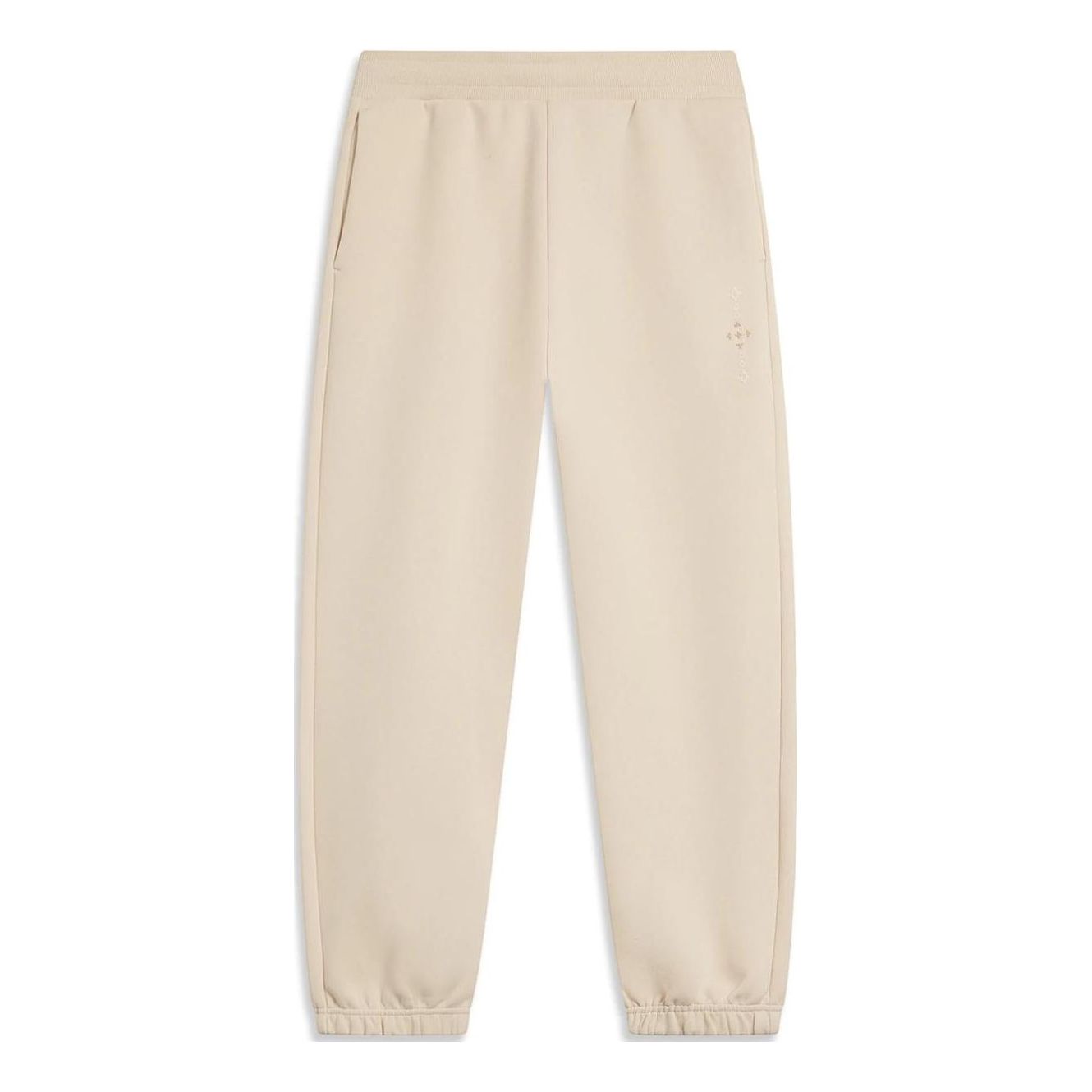 (WMNS) Li-Ning Chinese Culture Graphic Joggers Sweatpants 'Light Khaki' AKLT906-1