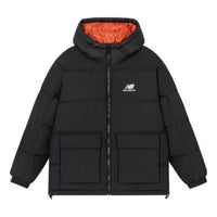 New Balance Soft Alpine Icon Down Jacket Asia Sizing 'Black Orange' AMJ24358-BK