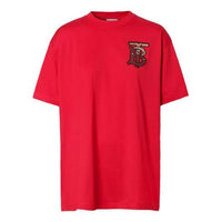 Burberry TB Logo Printing Cotton Short Sleeve Red 80248771