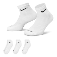 Nike Everyday Plus Cushioned Ankle Socks 'White Black' SX6890-100