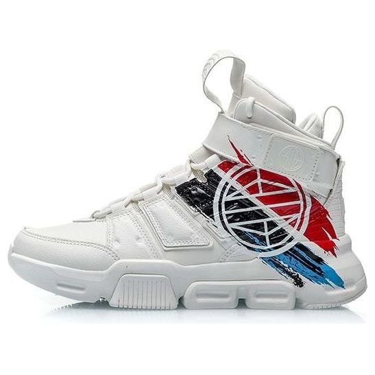 (WMNS) Li-Ning WenDing Hi 'White Black Red' AGBP106-2