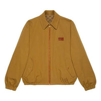 Men's Gucci FW21 Double Sided Retro GG Printing Jacket Light Brown 654842-Z8AN5-2109