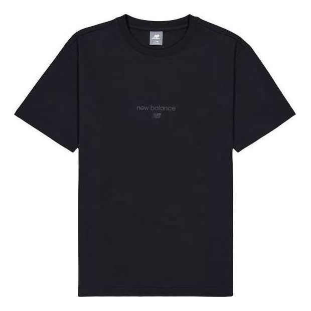 New Balance Embroidery Logo T-Shirt Asia Sizing 'Black' AMT41653-BK