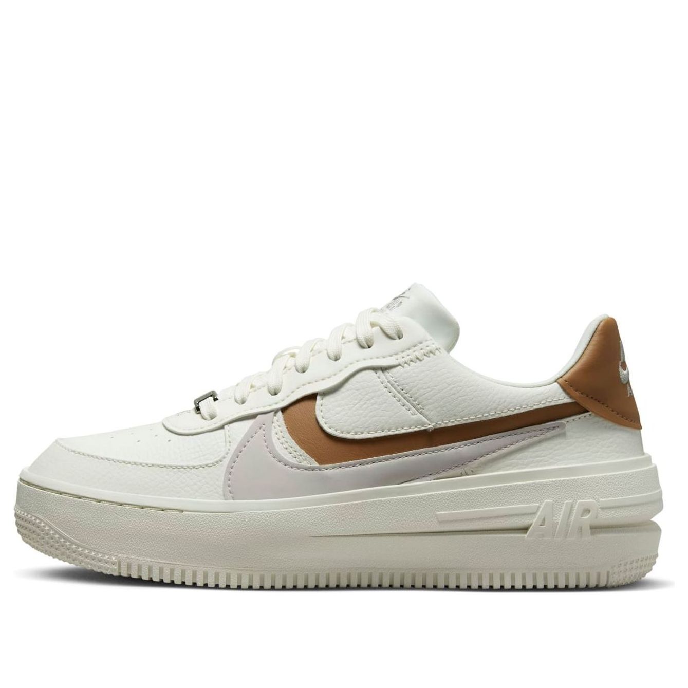 (WMNS) Nike Air Force 1 Low 1 PLT.AF.ORM 'White Brown' DZ5017-133