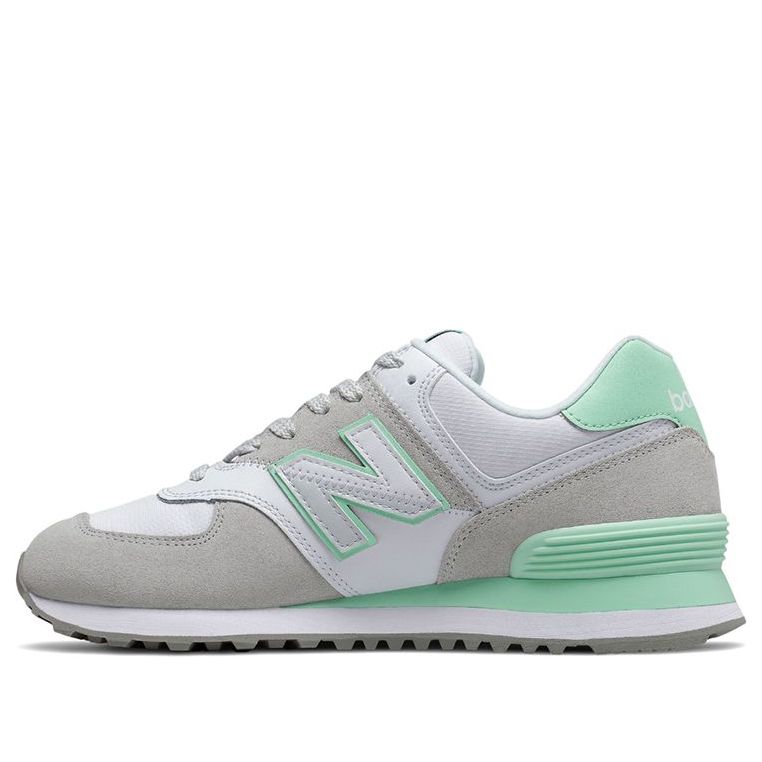 (WMNS) New Balance 574 Split Sail White/Green WL574NHA