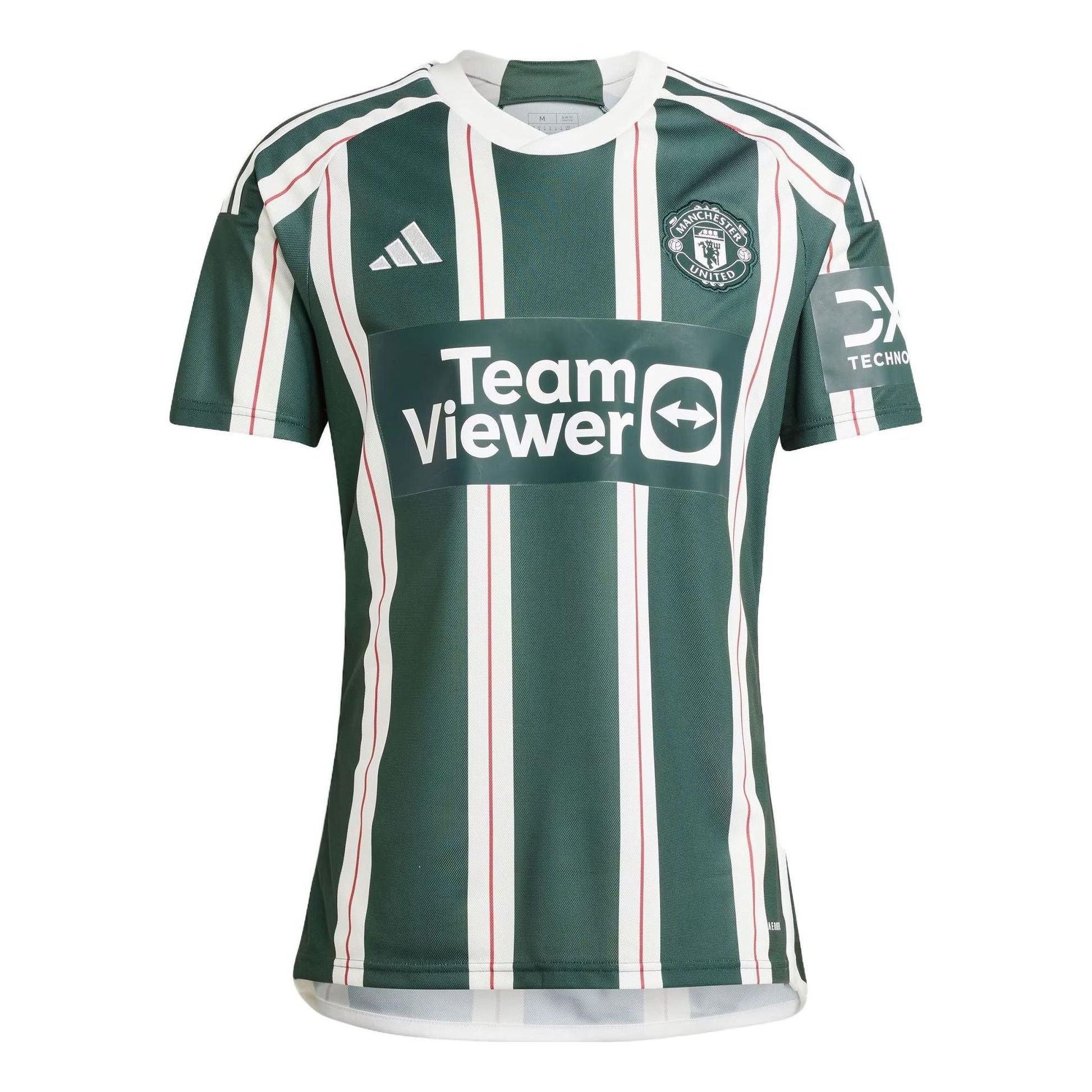 adidas Manchester United 23/24 Away Jersey 'Green White' HR3675
