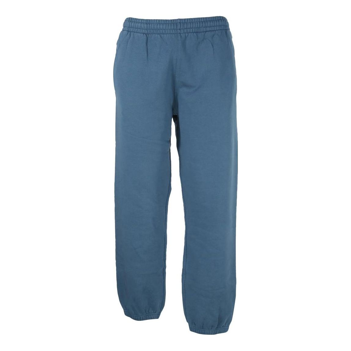 Men's Off-White SS22 Solid Color Elastic Waistband Sports Pants/Trousers/Joggers Blue OMCH043S22FLE0034810