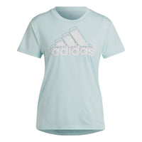 (WMNS) adidas Training T-Shirt Asia Sizing 'Teal' HK6512