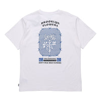 adidas originals Bk Tee Back Printing Sports Round Neck Short Sleeve White EC7298