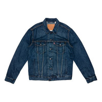 Men's Levis Loose Casual Denim Jacket Dark Blue 72334-0352