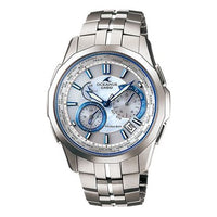 CASIO Solar Powered Mens WhiteBlue Analog OCW-S1400PW-7A2021