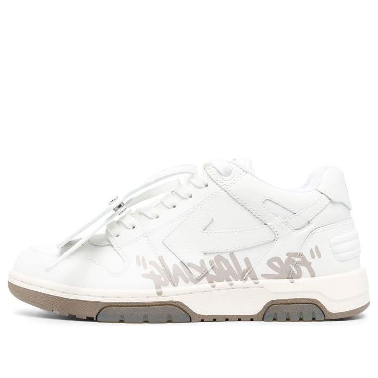 Off-White Out Of Office For Walking Sneaker 'White Tan' OMIA189F22LEA0030117