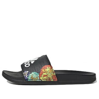 (WMNS) adidas Adilette Comfort Slide 'Black Floral' GW1049