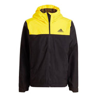 adidas Basic 3-Bandes Rain Ready Jacket 'Yellow Black' GM2165